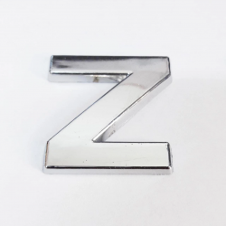 Mey İthalat® Cemax Z Harfi  3,75 cm Krom Yapışkanlı