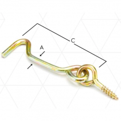 Mey İthalat® Çengelli Askı 60 No ( 5 Adet )