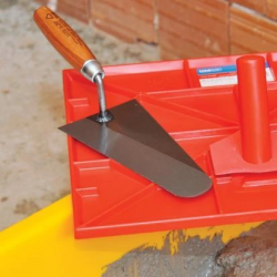 Mey İthalat® Dekor 064 Ahşap Saplı Sıvacı Malası 26 cm