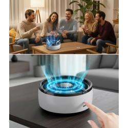 Dumanı İçine Çeken Akıllı Kül Tablası – Kokusuz, Filtreli ve Otomatik Duman Emici Küllük