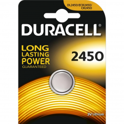 Mey İthalat® Duracell Yuvarlak Düğme Pil 2450 3 Volt