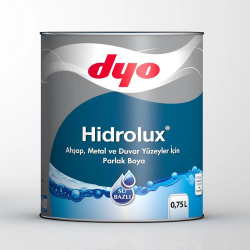 Mey İthalat®  Hidrolüx 0,75 Litre Beyaz Su Bazlı Ahşap Metal Boyası