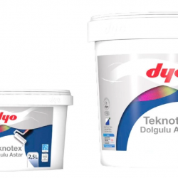 Mey İthalat®  Teknotex Dolgulu Dış Cephe Astarı 2,5 Litre Beyaz