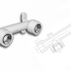 Mey İthalat® Ege Yıldız PPRC 20X1/2 Taharat Bağlantısı Gri