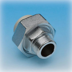 Mey İthalat® Ege Yıldız PPRC 25X3/4 Oynar Başlı Erkek Rakor Gri