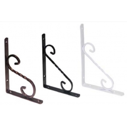 Mey İthalat® Ferforje Raf Altı No:2 Beyaz