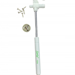 Mey İthalat® Frenli Gazlı Dolap Kapağı Pistonu 100 N Beyaz