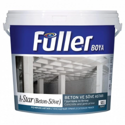 Mey İthalat® Füller A-Star Brüt Beton Söve Astarı 12 Kg Açık Mavi