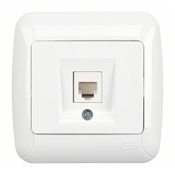 Mey İthalat® Günsan Fantasy Telefon Prizi Beyaz