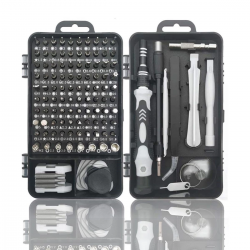 Mey İthalat® Hassas Tornavida Seti Bilgisayar Pc Telefon Onarım Aracı Seti Manyetik 115 in 1 Tornavida Seti