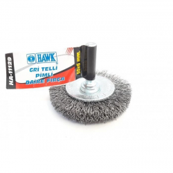 Mey İthalat® Hawk HA11129 Pimli Gri Tel Daire Fırça 50x6 mm