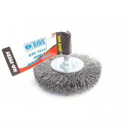 Mey İthalat® Hawk HA11131 Pimli Gri Tel Daire Fırça 60x8 mm