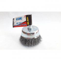 Mey İthalat® Hawk HA11145 Pimli Gri Tel Çanak Fırça 50 mm