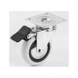 Mey İthalat® HTS 353 75x25 mm Frenli Tablalı Teker