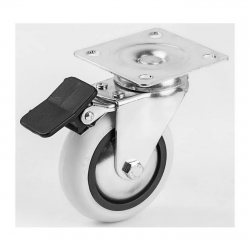 Mey İthalat® HTS 353 75x25 mm Frenli Tablalı Teker