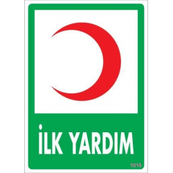 Mey İthalat® İlk Yardım Dolabı Levhası 25x35 KOD:1015