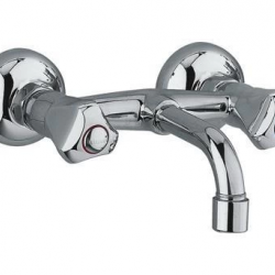 Mey İthalat® İtimat Alfa 207 Sabit Lavabo Bataryası Duvardan