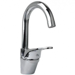 Mey İthalat® İtimat Zeta Mix 377K Kuğu Lavabo Bataryası