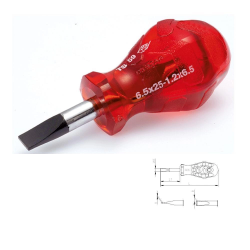 Mey İthalat® İzeltaş 4110 Kraft Topaç Düz Tornavida 6,5X40