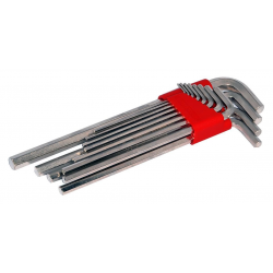 Mey İthalat® İzeltaş 4903 Allen Anahtar Takımı Uzun Boy 10 Parça