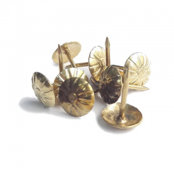 Mey İthalat® Kabara Raptiye Çivi Benekli Sarı 10 Adet