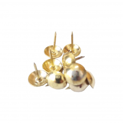 Mey İthalat® Kabara Raptiye Çivi Düz Sarı 10 Adet