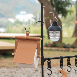 Mey İthalat® Kamp İçin Çok Fonksiyonlu S-Şekilli Direk Askısı Kaymaz Paslanmaz Çelik Eşya Asma Kancası