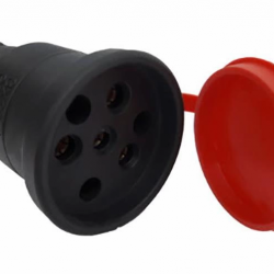 Mey İthalat® Kauçuk 380 Volt Trifaze Dişi Fiş