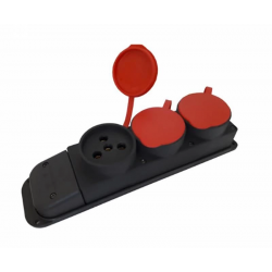 Mey İthalat® Kauçuk 380 Volt Trifaze Dişi Fiş