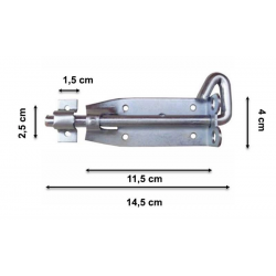 Mey İthalat® Kilitli Sürgü No 3