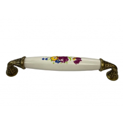 Mey İthalat® Klasik Silindir Kulp Antik Sarı 128 mm