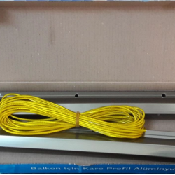 Mey İthalat® Koral Alüminyum Balkon Çamaşır Kurutma Askılığı 80x30