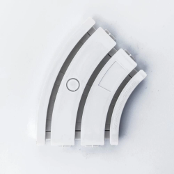 Mey İthalat® Korniş Dönüşü 3 Raylı 45 Derece