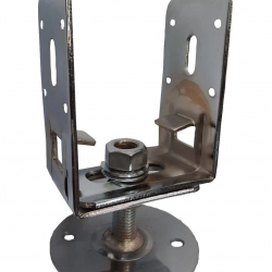 Mey İthalat® Krom Ayarlı Tablalı Pergole Ayağı