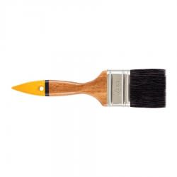 Mey İthalat® Luna Black Ahşap Saplı Yağlı Boya Fırçası No:2,5