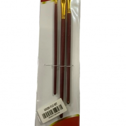 Mey İthalat® Luna Göcek Hobi Kalem Fırça Seti 3 Parça