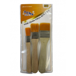 Mey İthalat® Luna Zemin Fırça Seti 1-3-5 No 3 Parça
