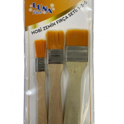 Mey İthalat® Luna Zemin Fırça Seti 1-3-5 No 3 Parça