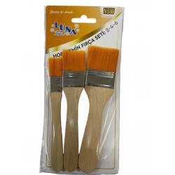 Mey İthalat® Luna Zemin Fırça Seti 2-4-6 No 3 Parça