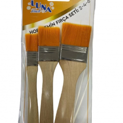 Mey İthalat® Luna Zemin Fırça Seti 2-4-6 No 3 Parça