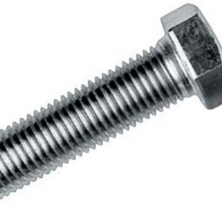 Mey İthalat® M10X50 Civata Beyaz Tam Paso 10 Adet