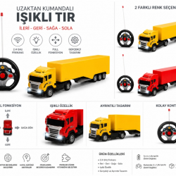 Mey İthalat® 01992 1:32 Uzaktan Kumandalı Işıklı Tır 50 cm -