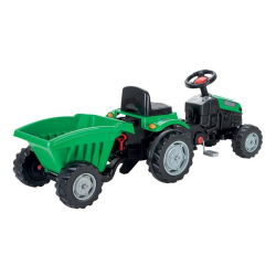 Mey İthalat® 07 316 TRAKTÖR RÖMORKLU PEDALLI YEŞİL