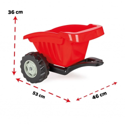 Mey İthalat®  07 317 Active Traktör Römork Kırmızı - Oyuncak