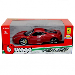 Mey İthalat® 1:24 Ferrari 458 Italia Kırmızı Model Araba