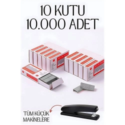 Mey İthalat® 10 Kutu 10.000 Adet Küçük Zımba Teli 718593