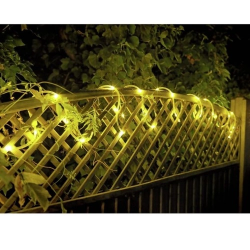 Mey İthalat® 10 Metre Güneş Enerjili Hortum LED Işık