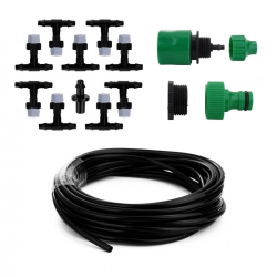 Mey İthalat®  10 Metre Kendin Yap Balkon Veranda Çardak Kamelya Sulama Serinletme ve Nemlendirme Sistemi