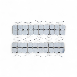 Mey İthalat® 10 Paket 40 Adet Nordmende TENS Pedi 5×5 cm Kablolu Elektrot Ped – Yumuşak ve Esnek Medikal Ped