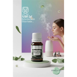 Mey İthalat® %100 Saf ve Yoğun Okaliptus Çiçeği Esansı -Ütü, Buhardanlık ve Koku Makineleri İçin 10 ml